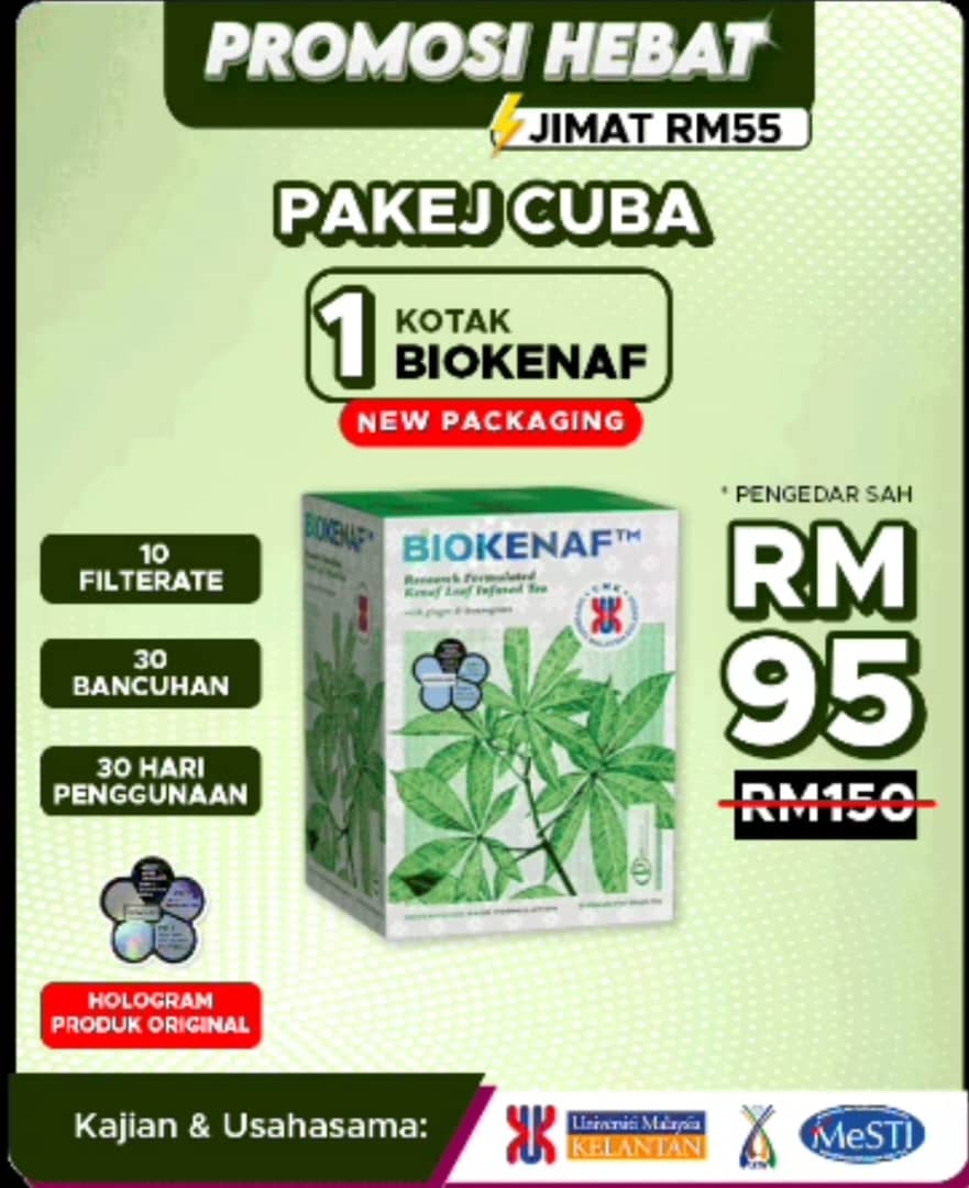 Pakej Cuba (1 Kotak BioKenaf)